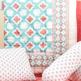 Miami Baby Hand Blockprinted Quilt
