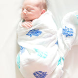 Organic Muslin Swaddle - Hamsa