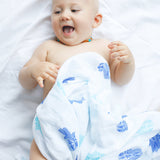 Organic Muslin Swaddle - Hamsa