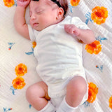 Organic Muslin Swaddle - Marigolds