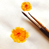 Organic Muslin Swaddle - Marigolds