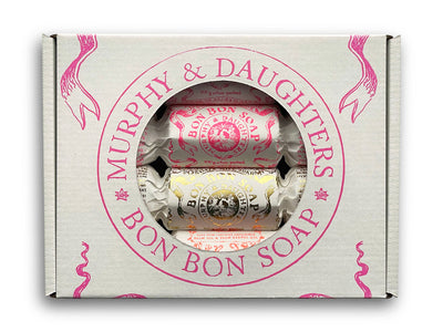 BON BON GIFT SET - PINK BOX with ONE GOLD FOILED