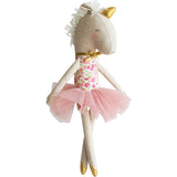 Yvette Unicorn Doll  - Rose Garden