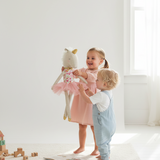 Yvette Unicorn Doll  - Rose Garden