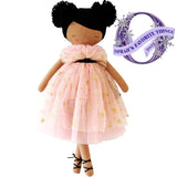 Alimrose Halle Ballerina Doll 48cm  (Light Brown & Ebony)