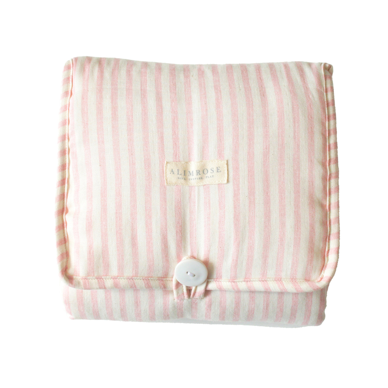 LITTLE TRAVELLER CHANGE MAT - PINK STRIPE