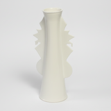 Funky Tall Candlesticks in White