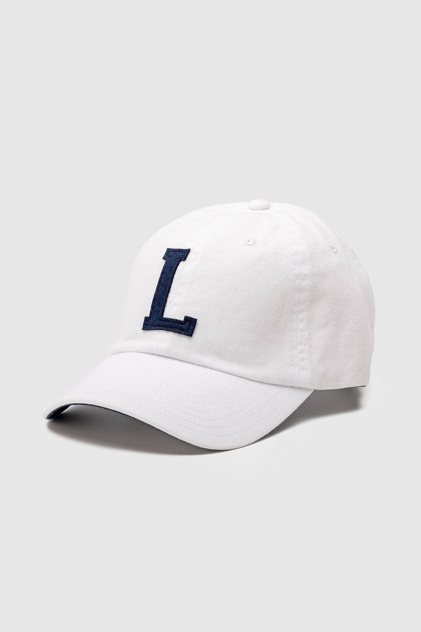 CUSTOM LETTER CAP - WHITE