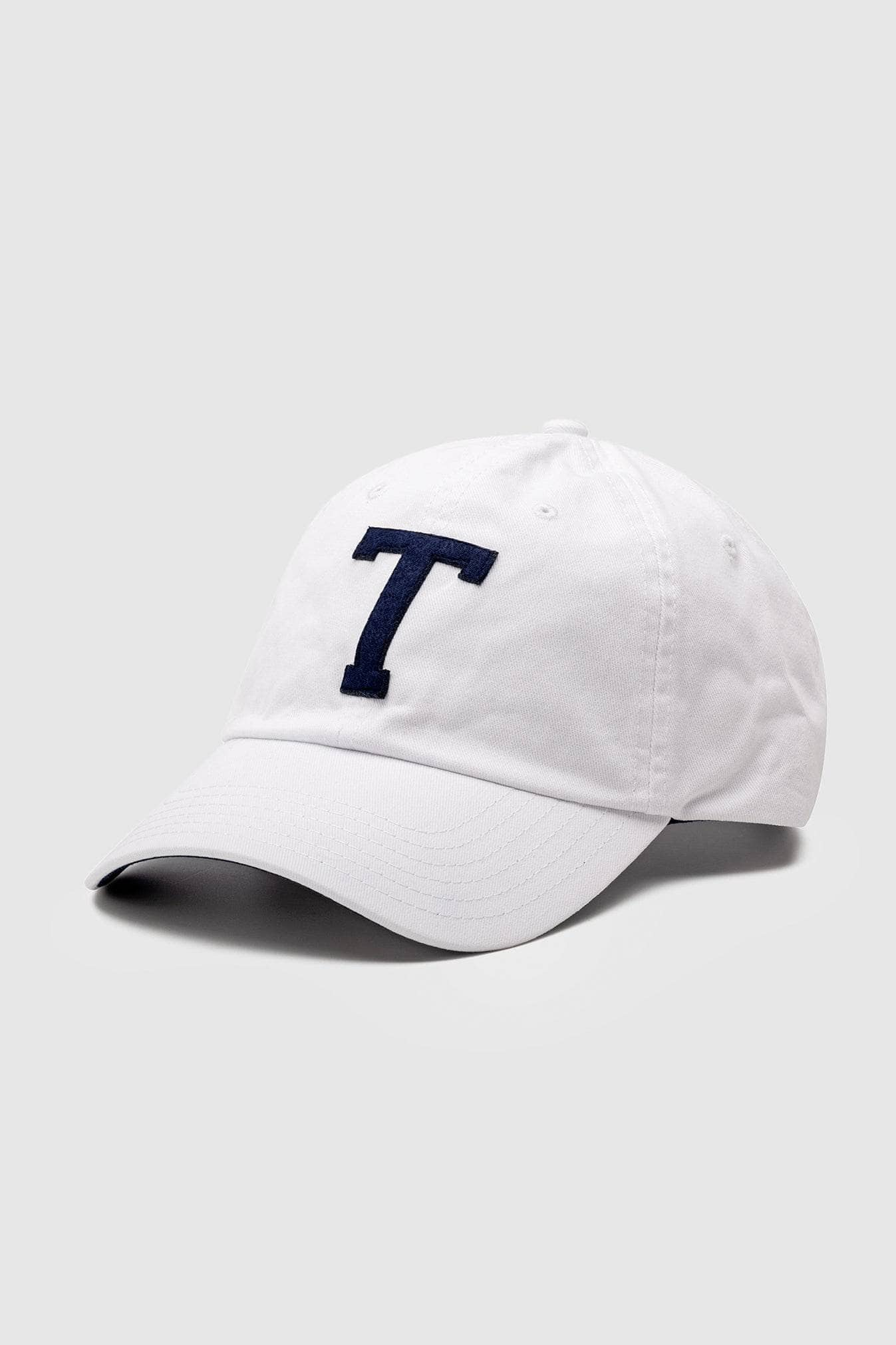 CUSTOM LETTER CAP - WHITE