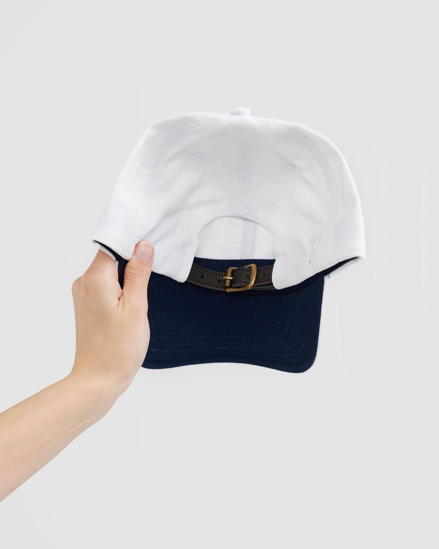 CUSTOM LETTER CAP - WHITE