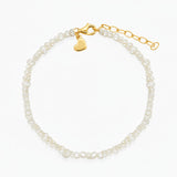 Pearl Heart Bracelet - Gold