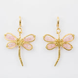 Dragonfly Earring - Pink