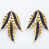 Triple Sauce Earring - Navy