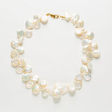 Small Flat Pearl Necklace