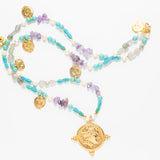 Roman Coin Long Necklace