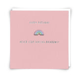 Pastel rainbow Greeting Card
