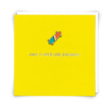 Skateboard Birthday Pin Card