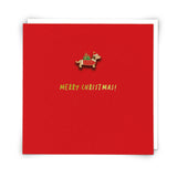 Xmas Dog Greeting Card