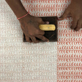 Luxor Guava Linen Cushion - 50cm