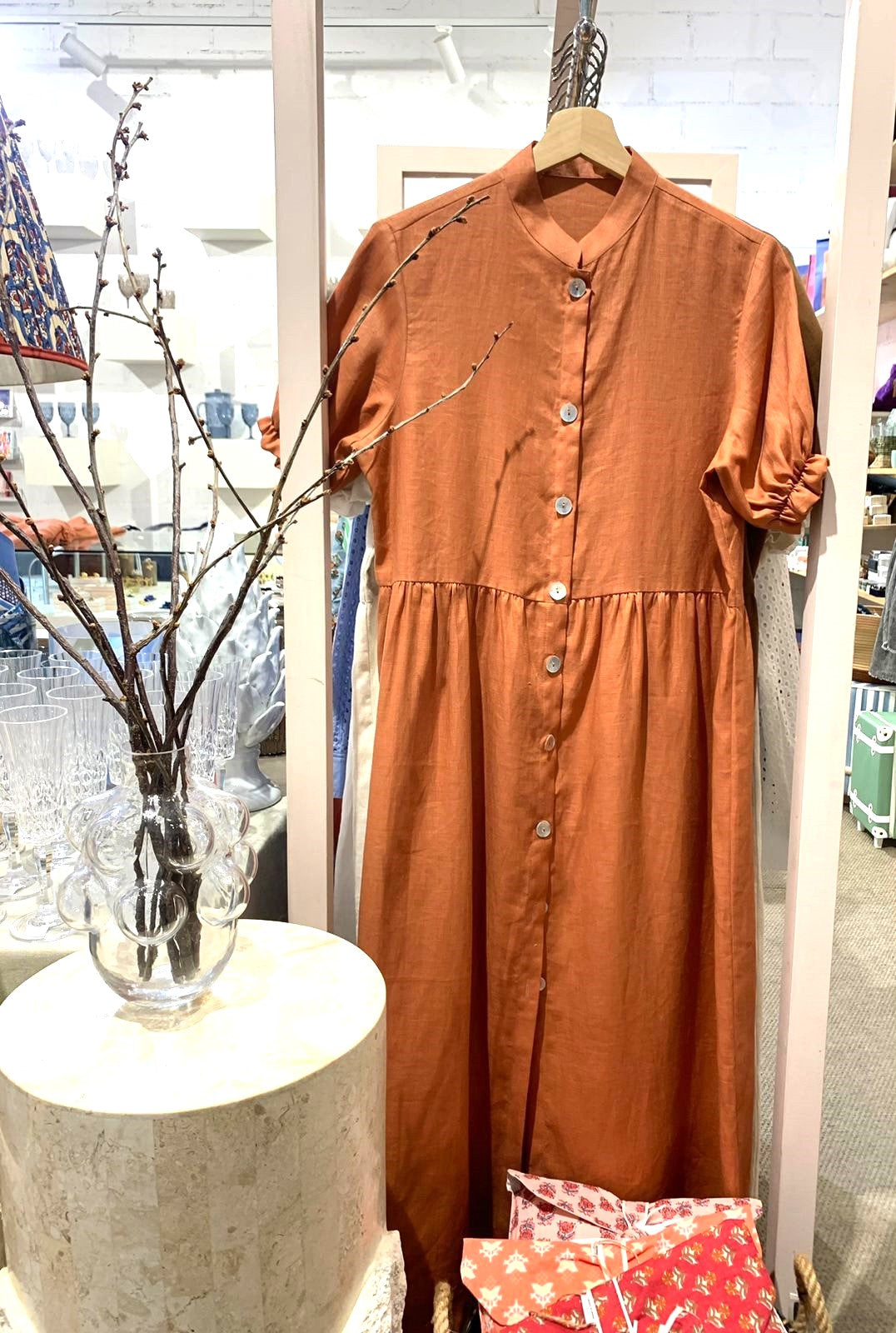 G*D DESERT DAY DRESS - RUST