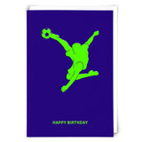 Football Dark Blue Card