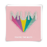 Sequin Mum Greeting Card