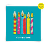 Glow Candles Greeting Card