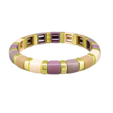 Earth Enamel Large Tile Bracelet