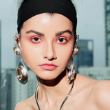 Polki Crescent Ear Cuff