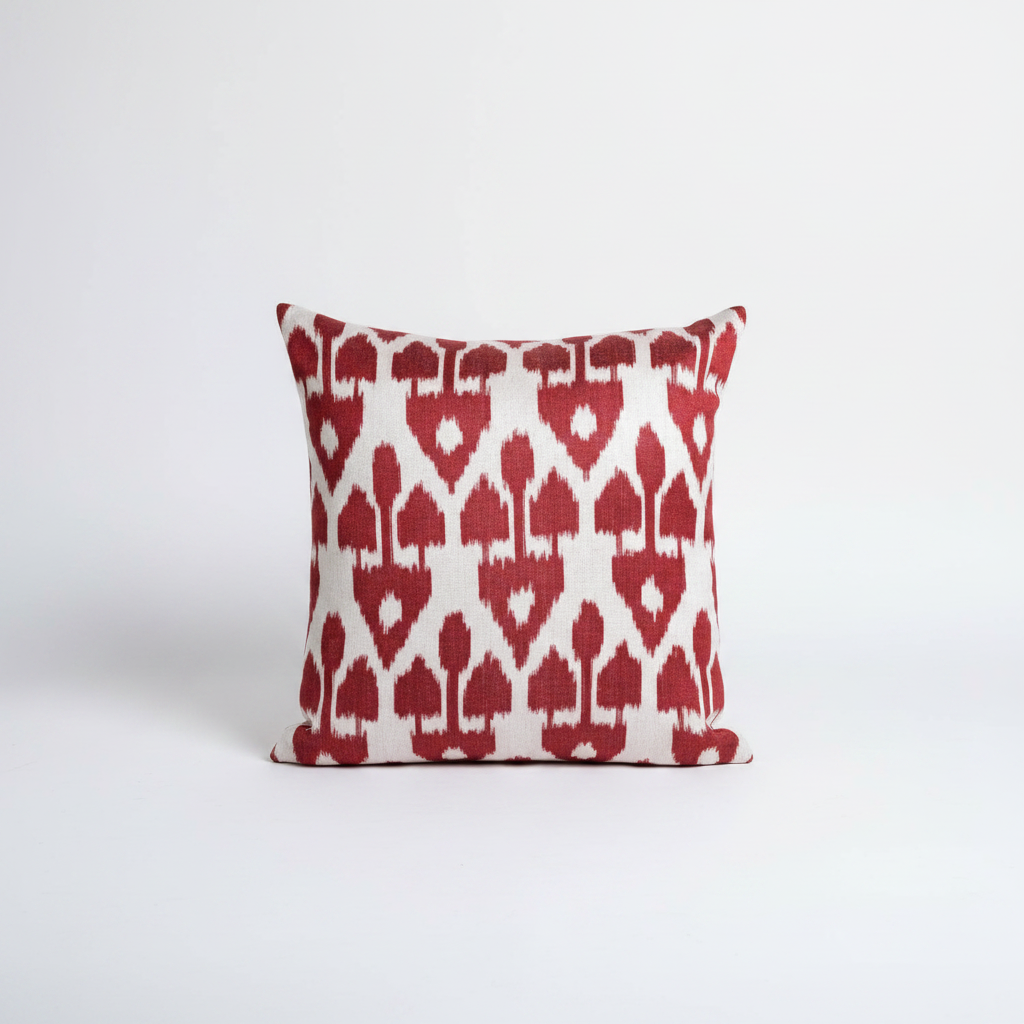 Basta Silk Cushion - Red