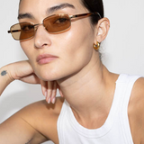 VIBESTOWN Sunglasses - Gold Dust