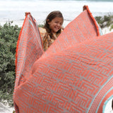 Kuba Summer Throw - Coral