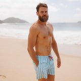 Mint Flare Swim Shorts - M