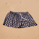 Cobalt Geo Swim Shorts - S
