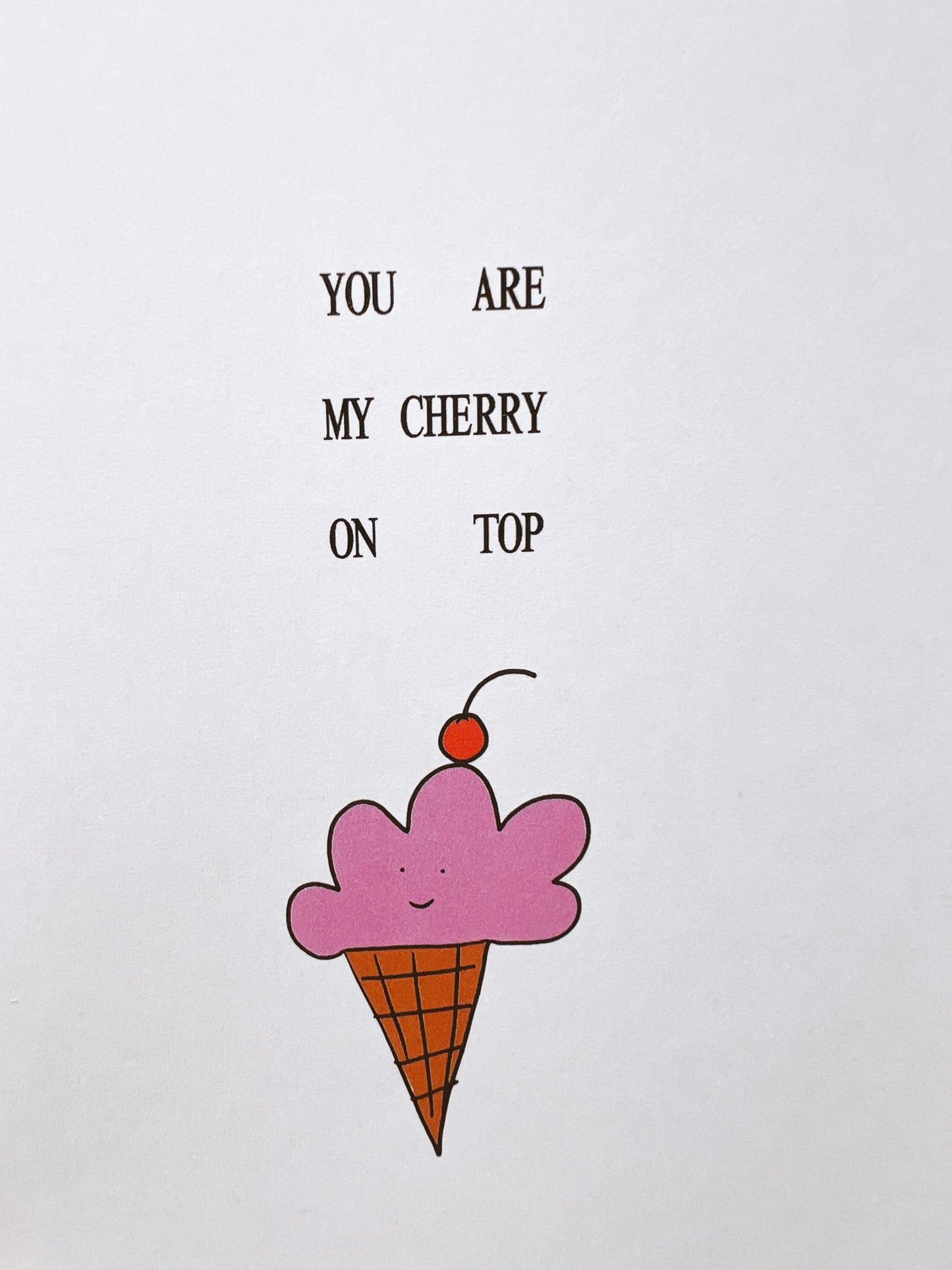 CHERRY ON TOP CARD