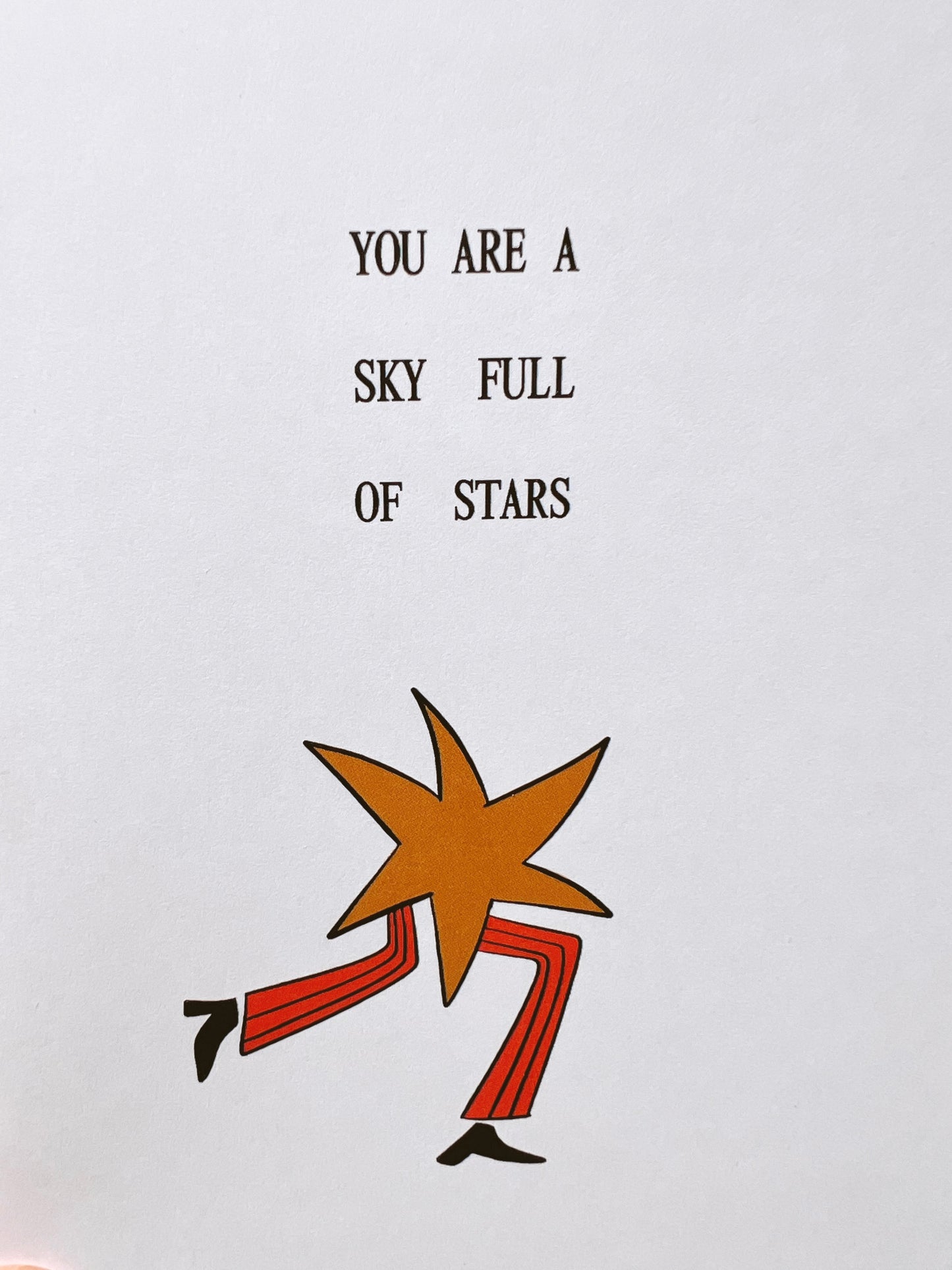 SKY FULL OF STARS CARD