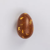 MC Falcon Easter Egg with Crushed Hazelnuts & Gold Leaf