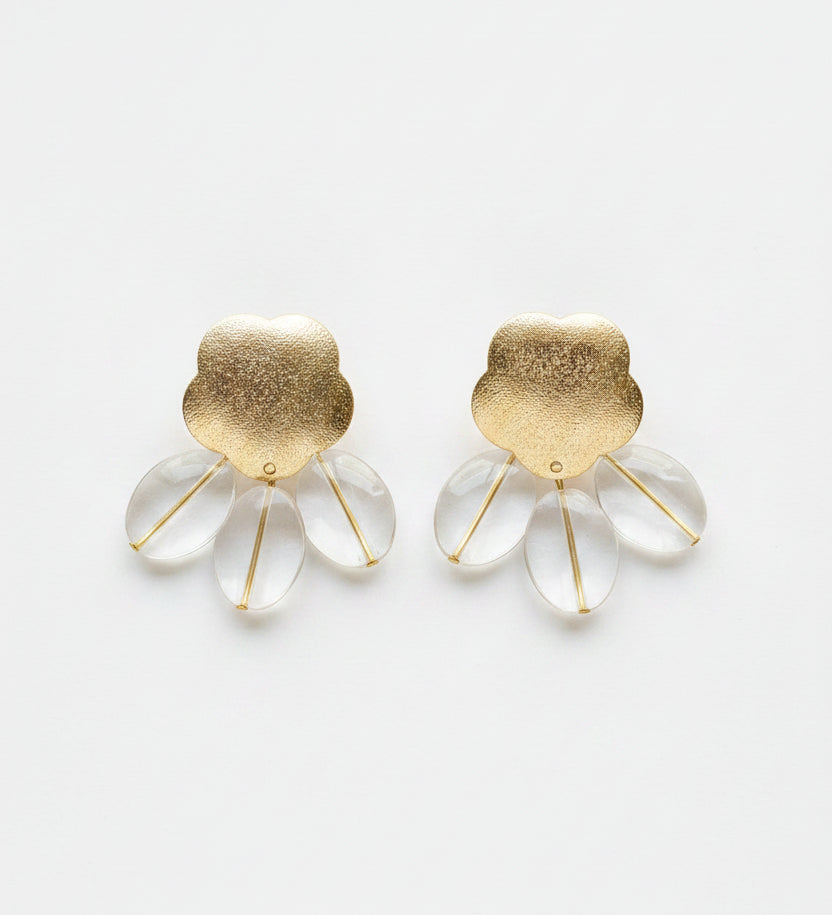Wildflower Crystal Drop Earrings