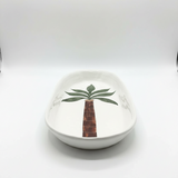 Large Oval Platter Palms - White2