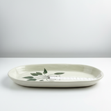 Large Oval Platter Palms - Green2
