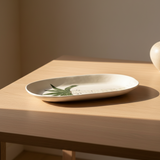Large Oval Platter Palms - White1