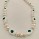 Lucky Eye Pearl Necklace