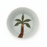 Large Snack Bowl Palms - Blue