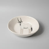 Small Oval Bowl Animals - Arabian Oryx