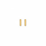 Tiny Bar Stud - Gold