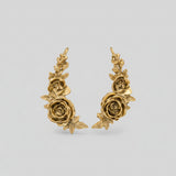 Desert Rose Ear Cuff in Gold