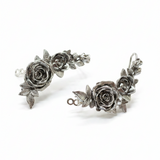 Desert Rose Ear Cuff in Silver