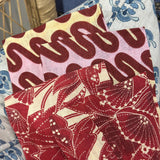 Lucia Napkin Set - Crimson