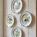 Fruit Hand-Painted Plate - Antique French Peasant Plate