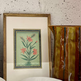 The Indian Bloom Painting I | Original Indian Painting in French Antique Frame
